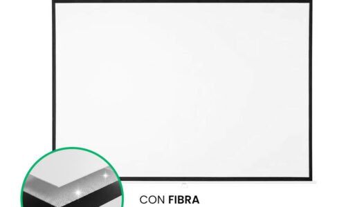 Pantalla Ecran Evox Manual Fibra de Vidrio 120 Pulgadas (240x180cm)